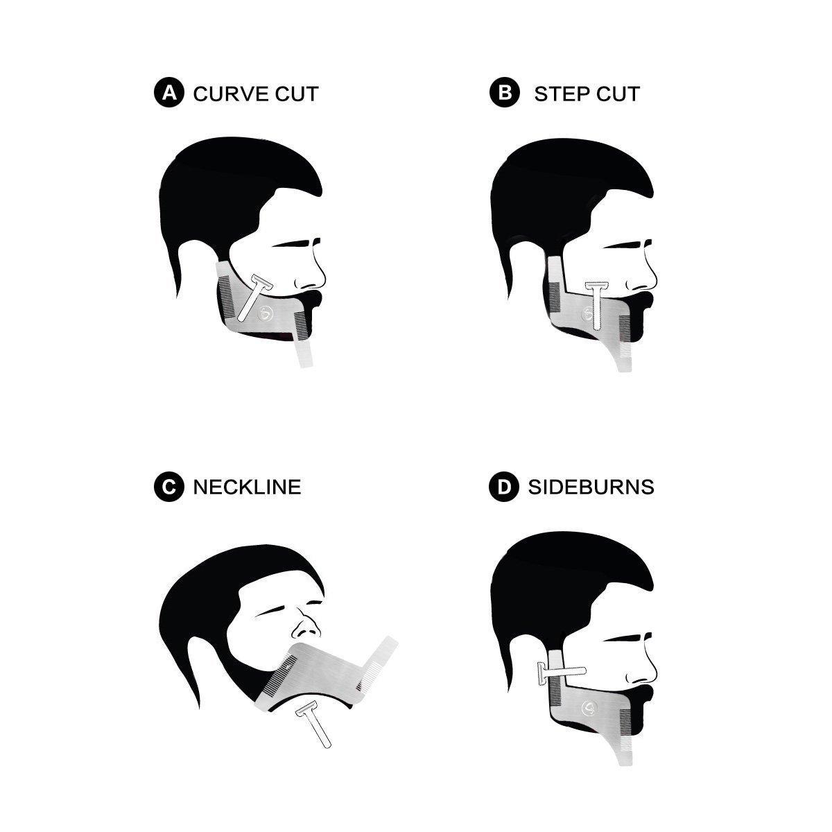 2017-best-selling-stainless-steel-beard-shaping-tool-comb-and-template-tool-facial-mustache-jaw-line-neck-line-and-cheek-line