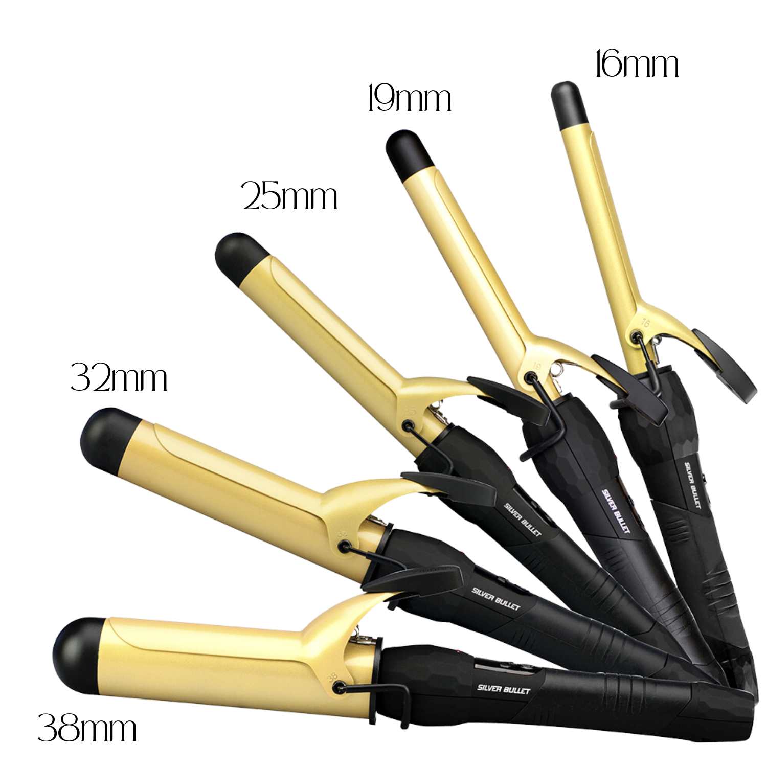 Silver Bullet Fastlane 25mm Hair Curler – Gold