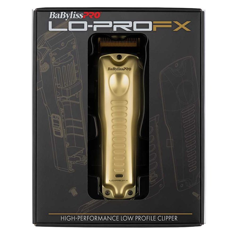 BaBylissPRO Lo-ProFX Clipper Cord/Cordless – Gold