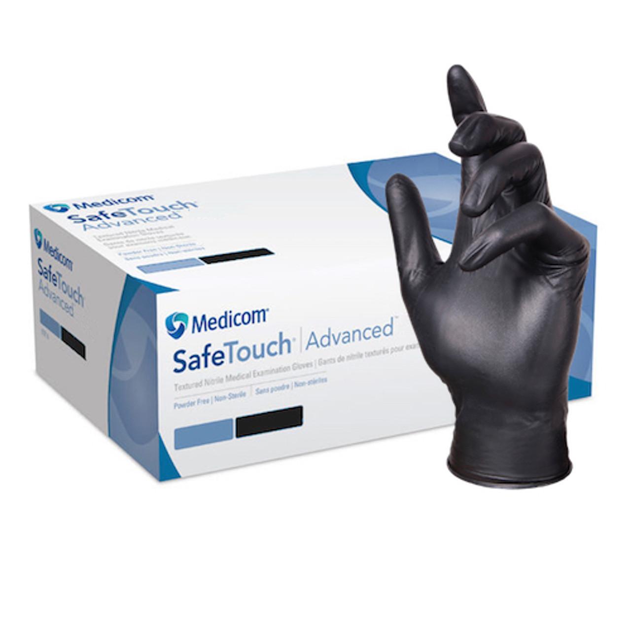 Medicom_SafeTouch_Advanced_Guard_Black_Nitrile_Gloves_XS__90377